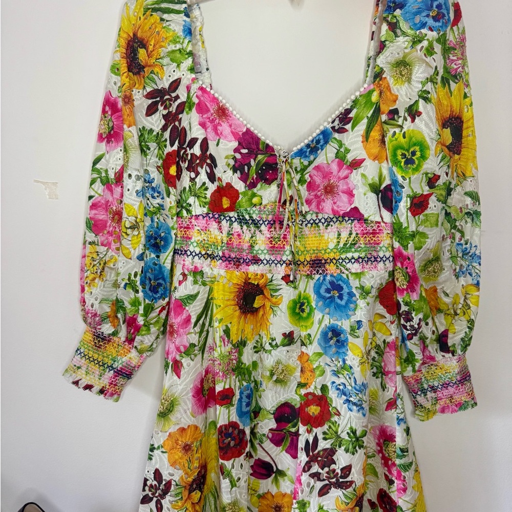 NWT Alice + Olivia Crawford Sweetheart Mini Dress - Picture 9 of 9